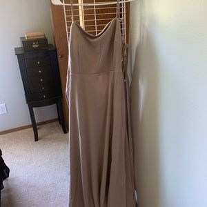 Woman’s bridesmaid dress